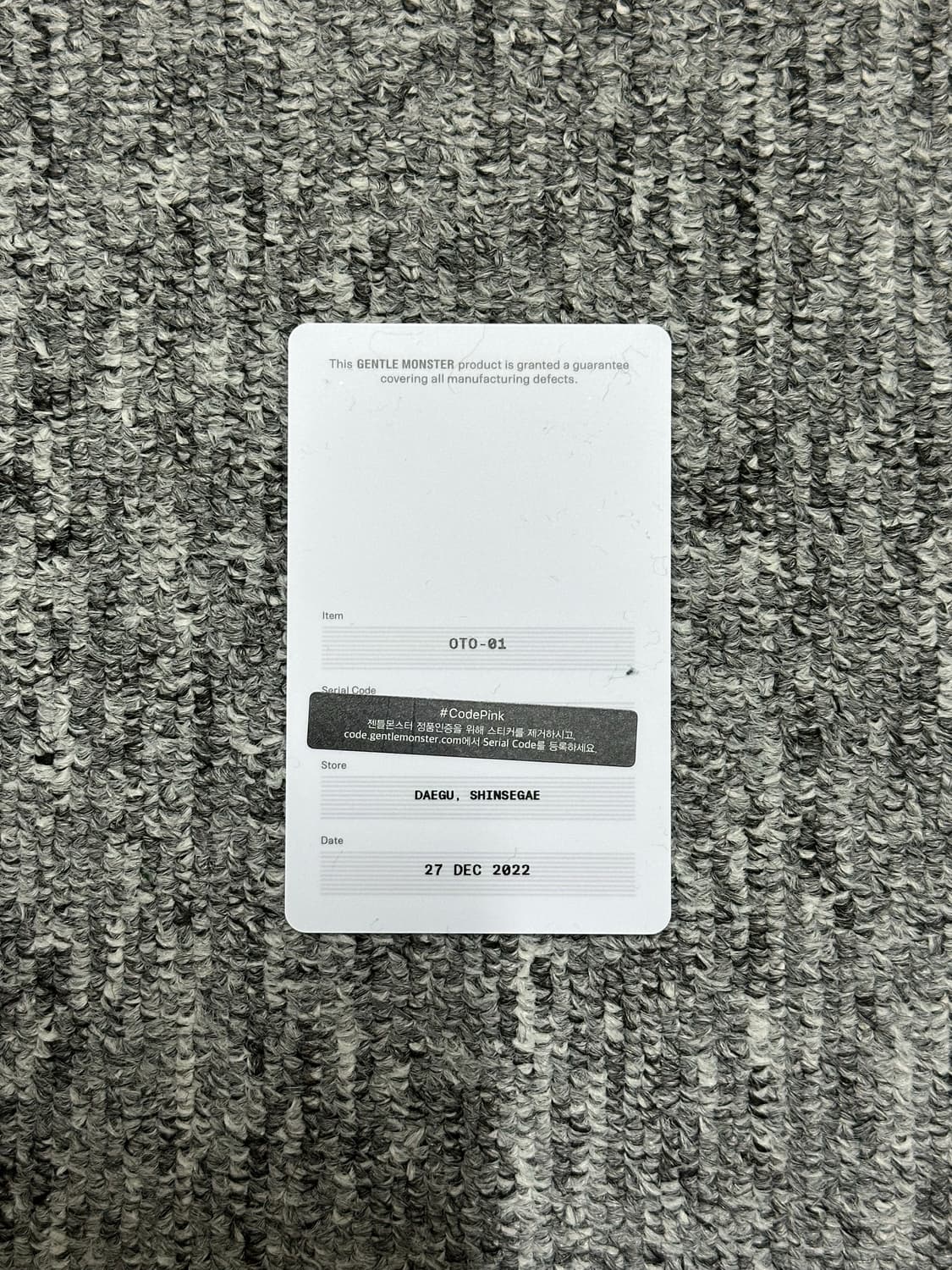 젠틀몬스터 oto 01 오토 01 블랙 선글라스 상품이미지4