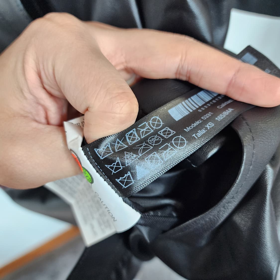 마시모두띠 블랙 가죽 셔츠 원피스 상품이미지7