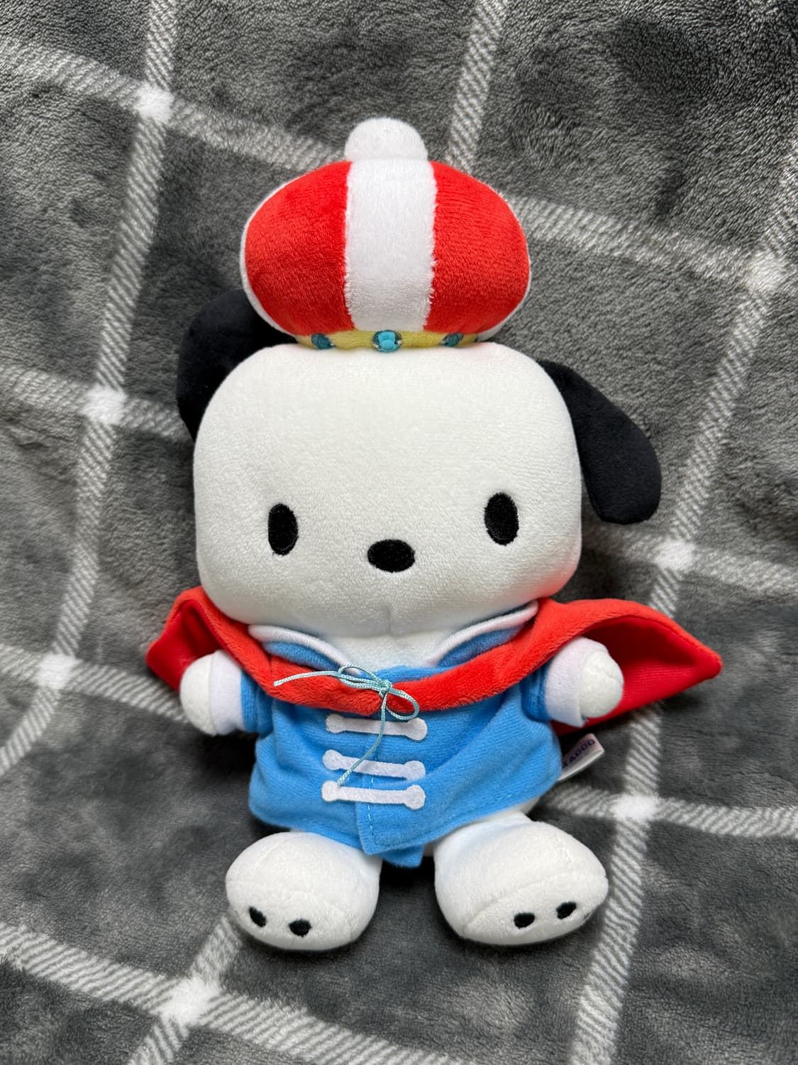 산리오 포차코 프린스 왕관 인형 상품이미지1