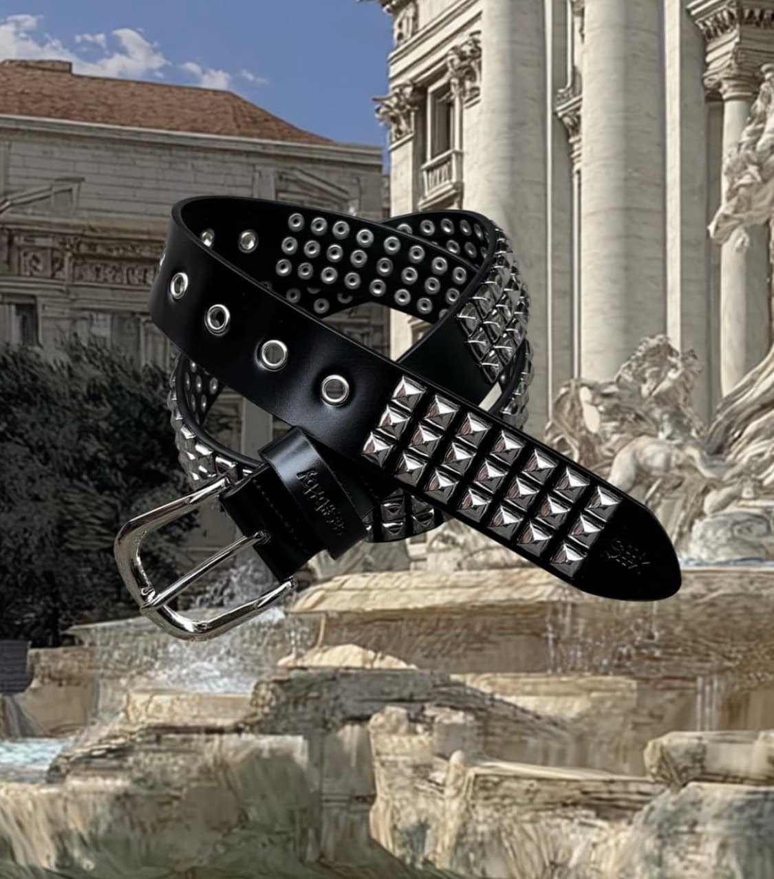 cashbaby (구매글) 캐시베이비 스터드 레더벨트 블랙 구해요 상품이미지1