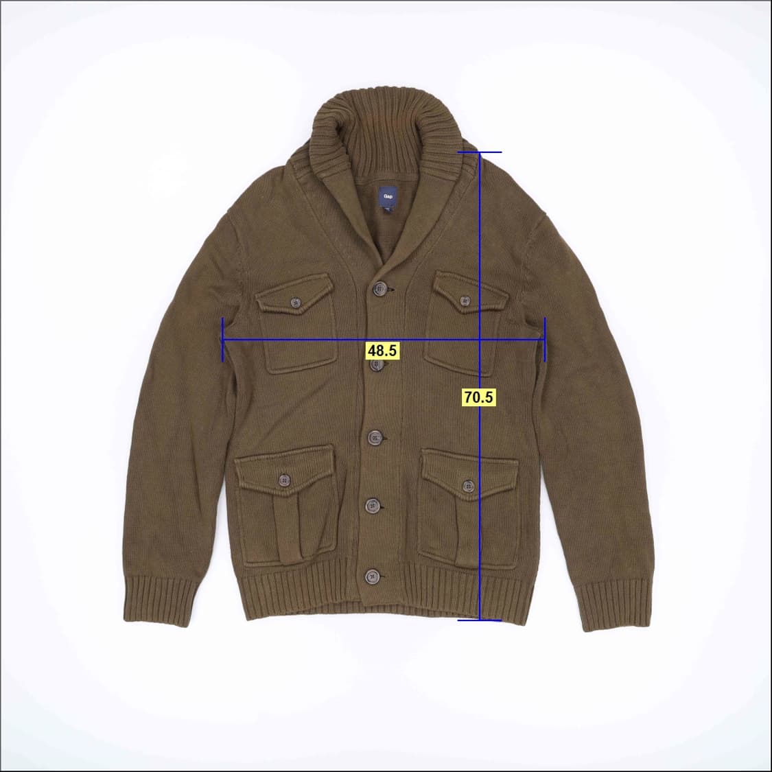 [M] GAP 멀티포켓 니트 가디건 1222H2 상품이미지5