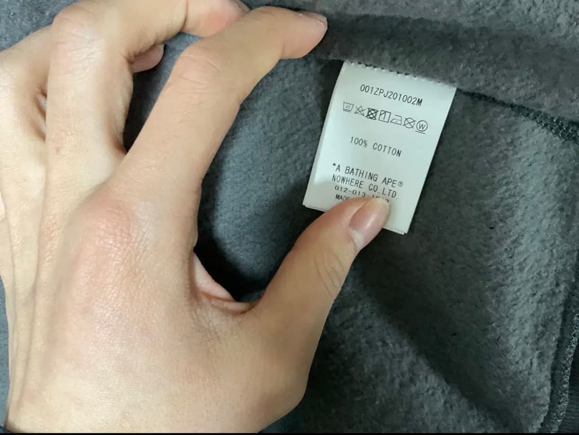 베이프 흑계 샤크 후드집업 판매 상품이미지7