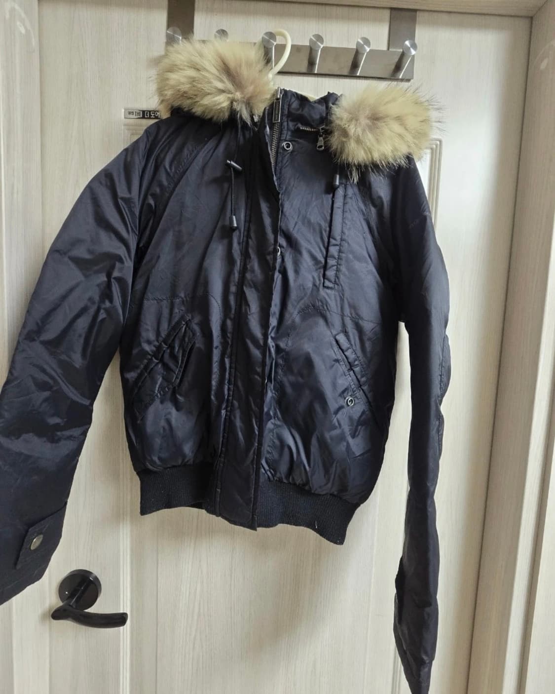 켈빈클라인 라쿤털 패딩 봄버점퍼 S 상품이미지1