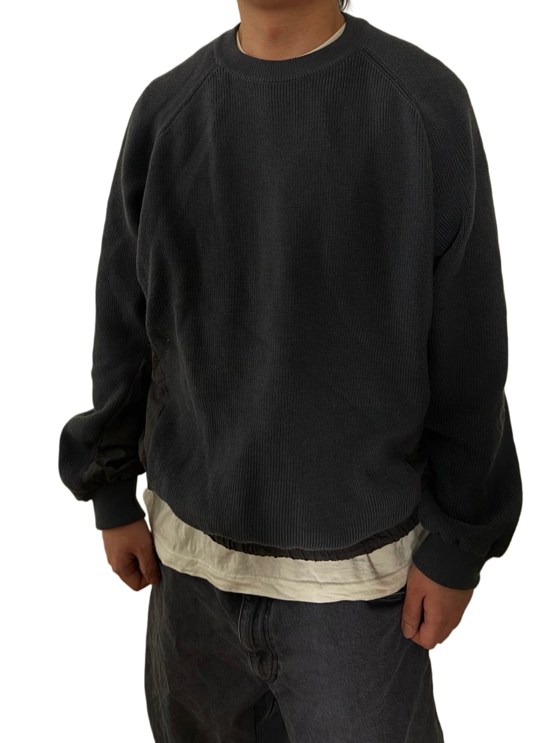 Freak's store 프리크스토어 니트 스트링 맨투맨 상품이미지3