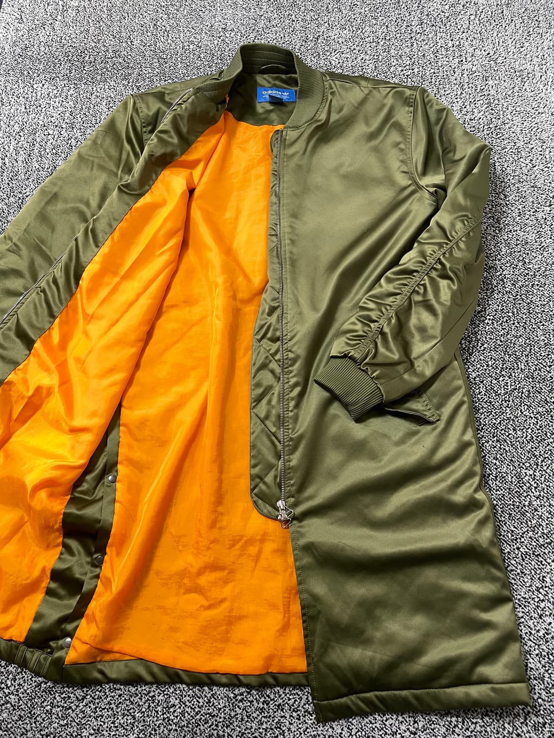 빈티지9. 아디다스 슈퍼스타 헤르조 봄버 롱 야상 자켓  상품이미지5