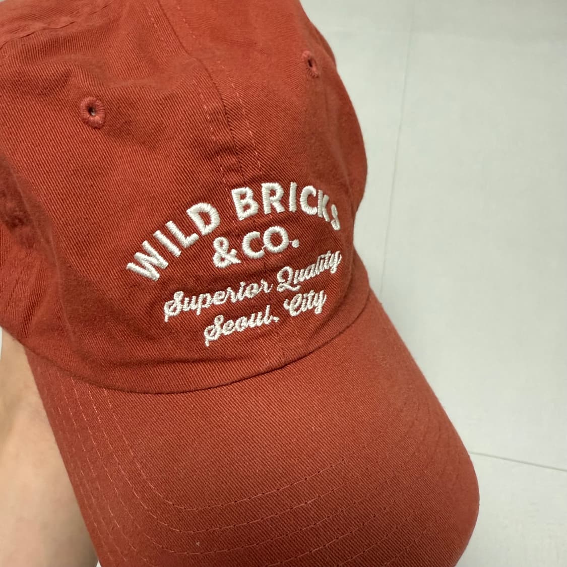 WILD BRICKS 볼캡 레드 상품이미지3