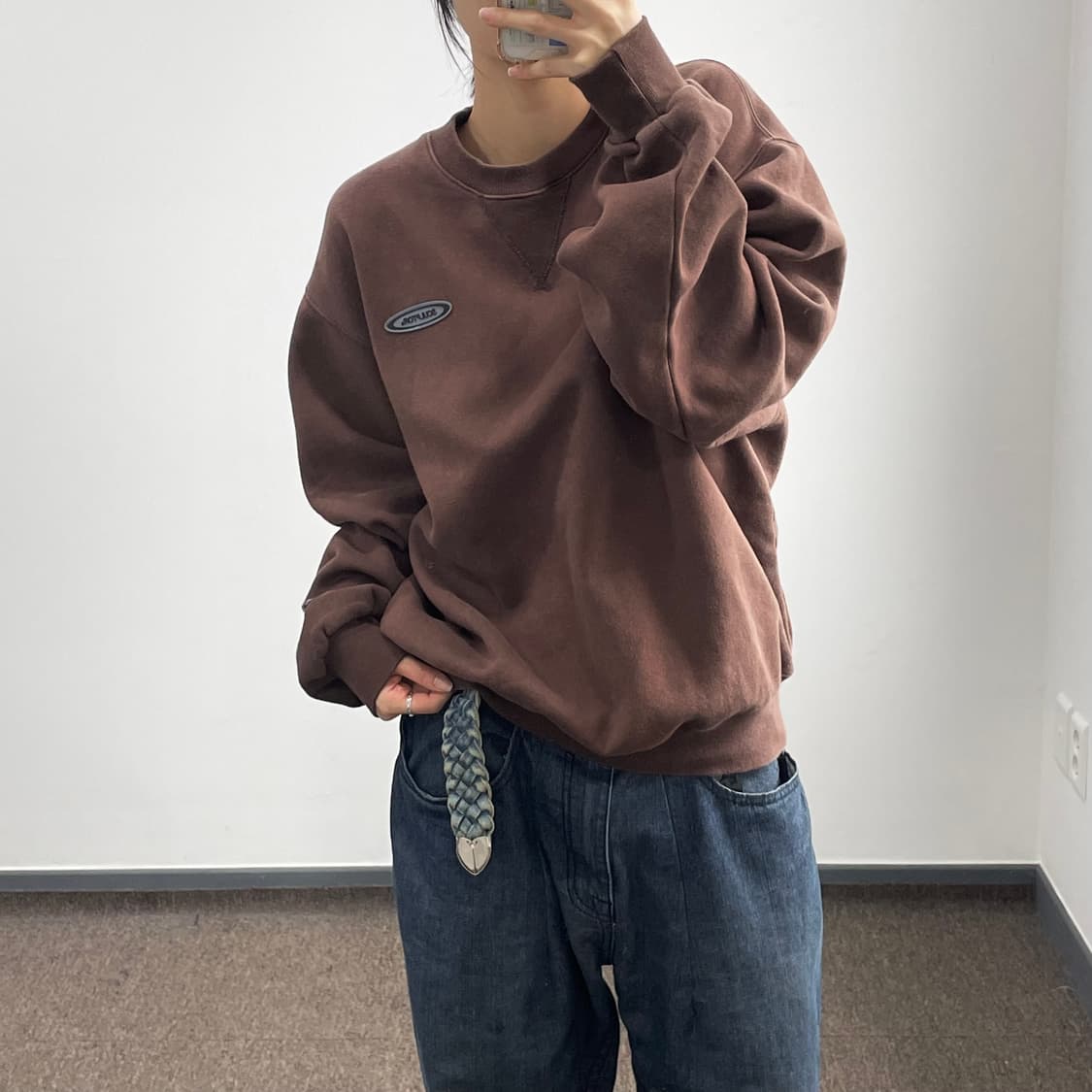 Sculptor 스컬프터 브라운 맨투맨  상품이미지2