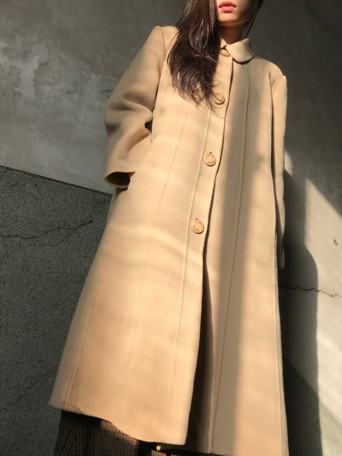 프린세스라인 베이지 코트 상품이미지6