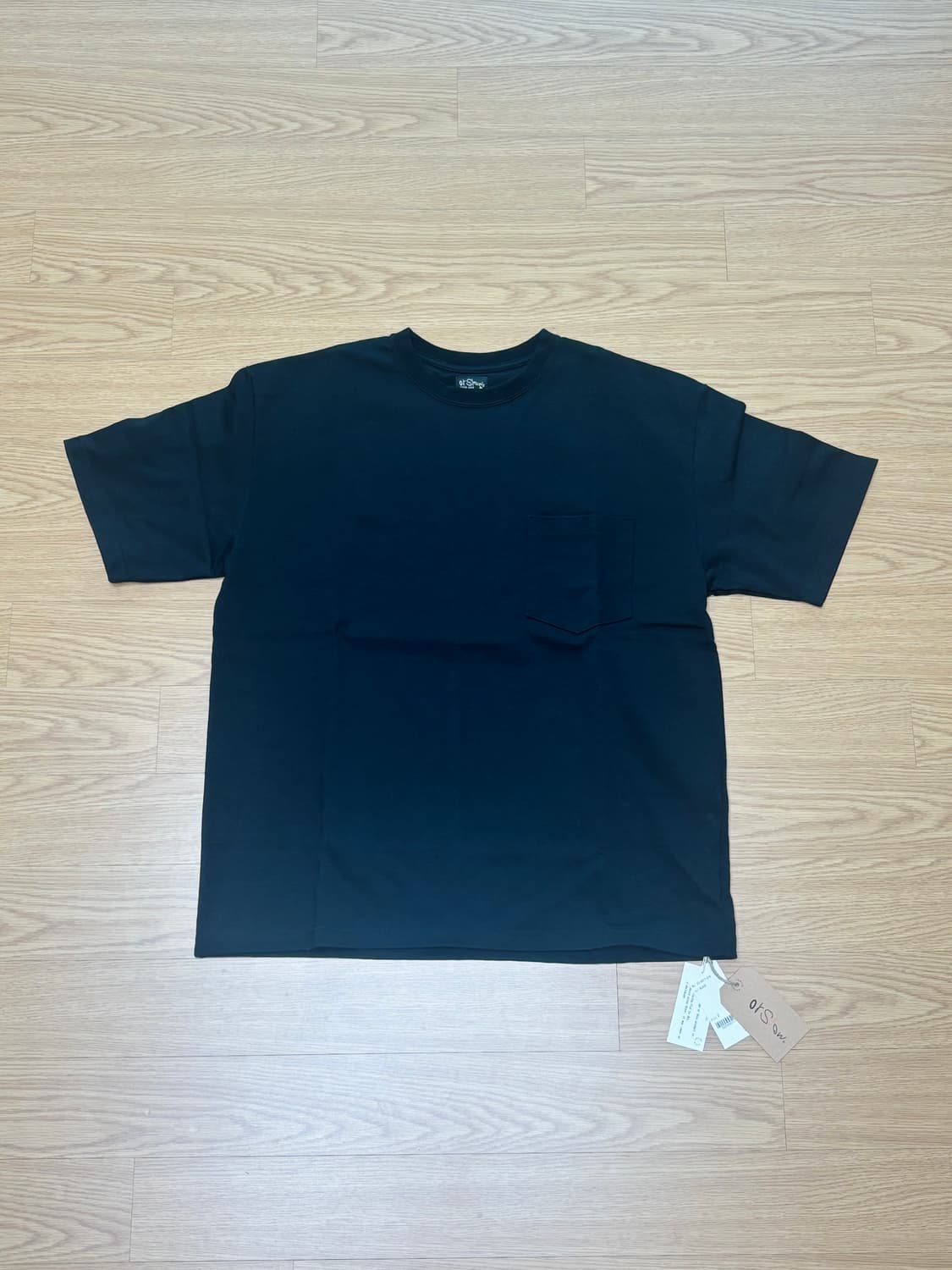 [새상품/M-L] 오어슬로우 포켓 반팔 티셔츠 블랙 상품이미지3