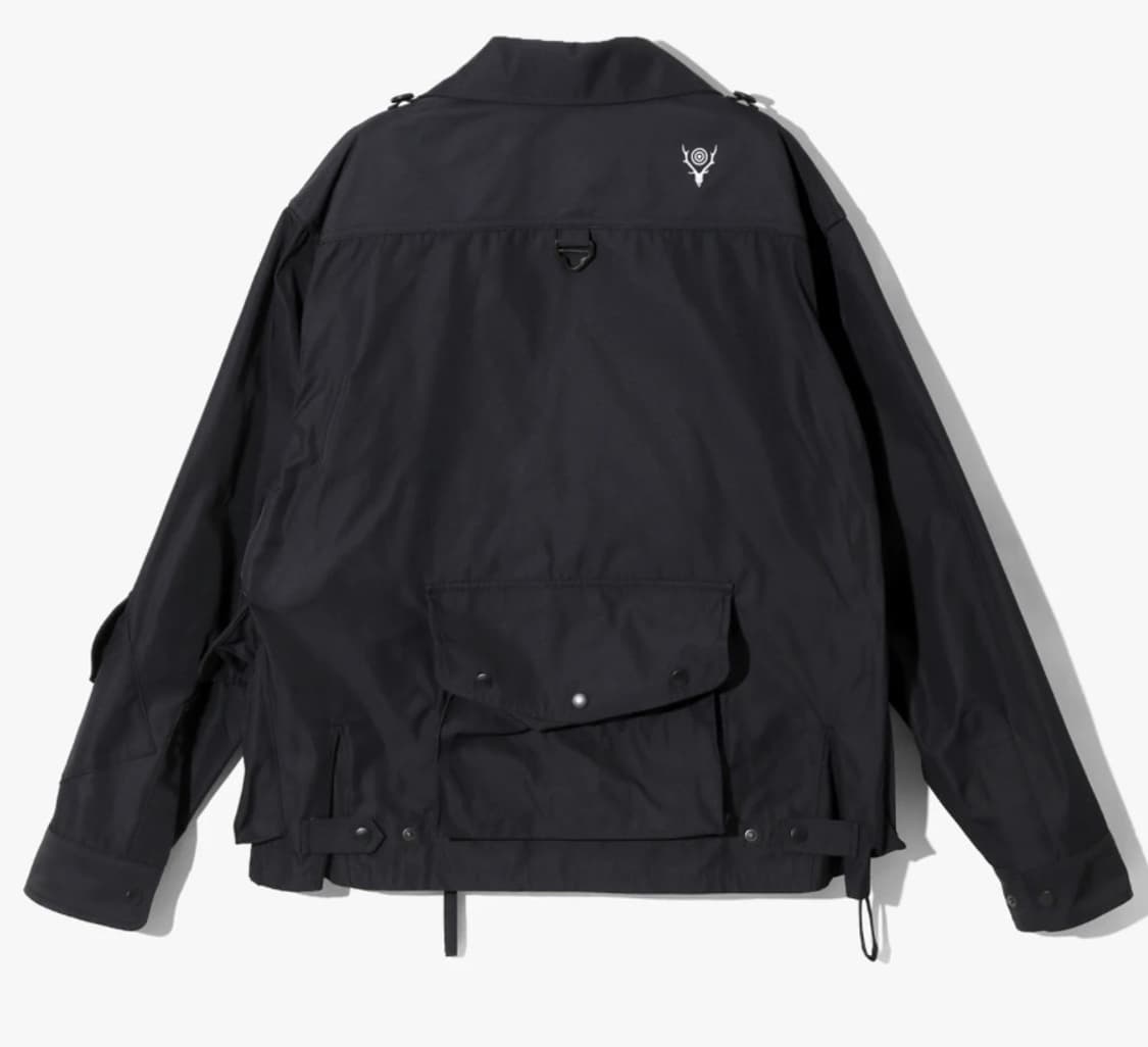 사우스2 웨스트8 텐카라 셔츠 - 폴리 개버딘 "네이비" XL판매 상품이미지5