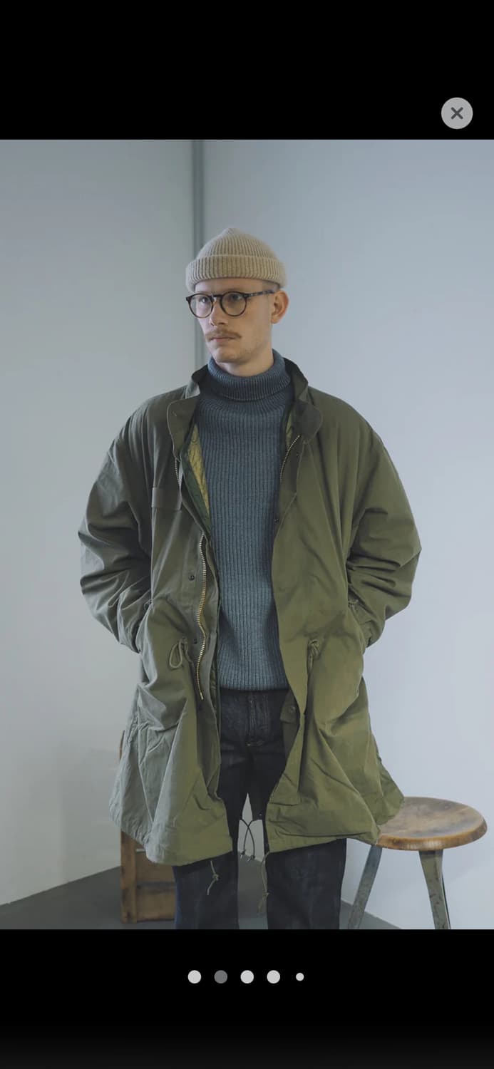 [S] 밀텍 m65 피쉬테일 파카 올리브 드랩 상품이미지2