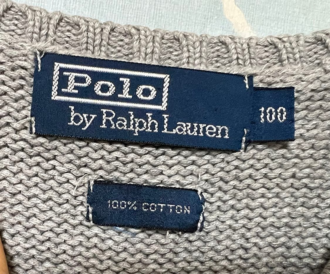 POLO 폴로 남자 니트조끼 브이넥 올드스쿨룩 추동 L 100 상품이미지3