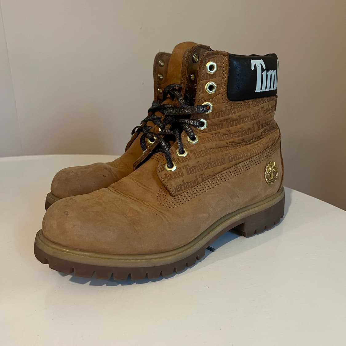 팀버랜드 6인치 로고 레터링 부츠 상품이미지1