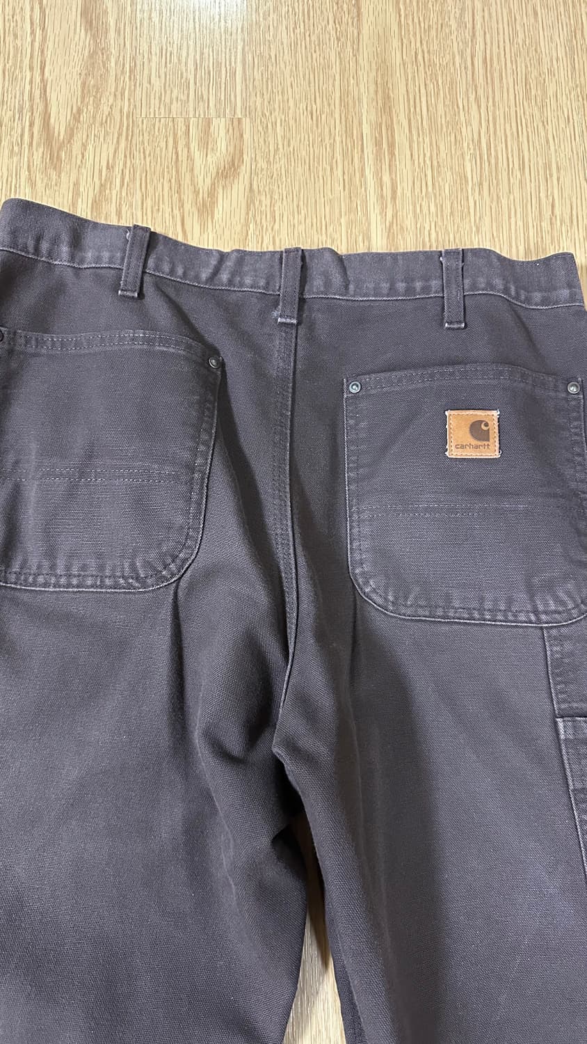 빈티지 칼하트 더블니 다크브라운 워크팬츠 32 상품이미지3