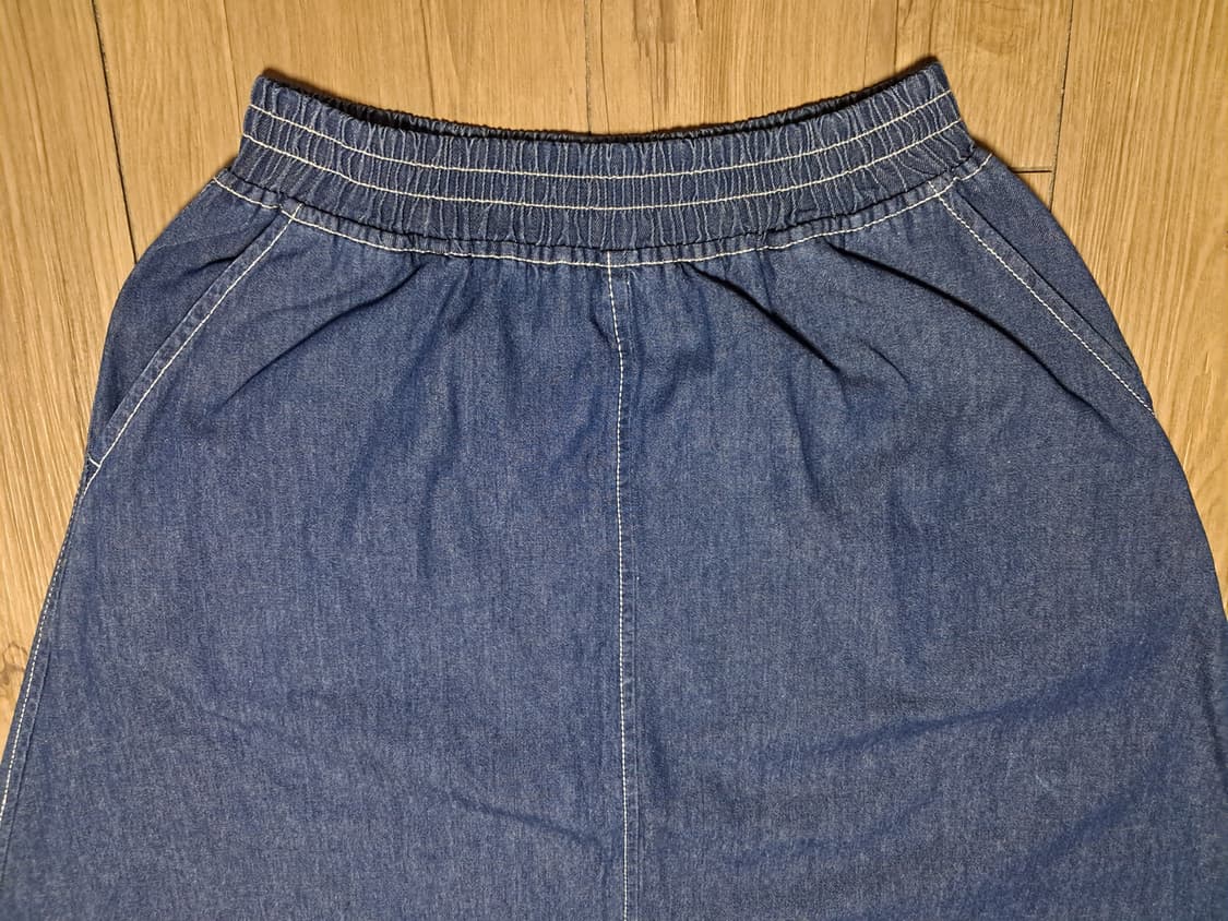 에잇세컨즈 롱 데님치마 XS 상품이미지3