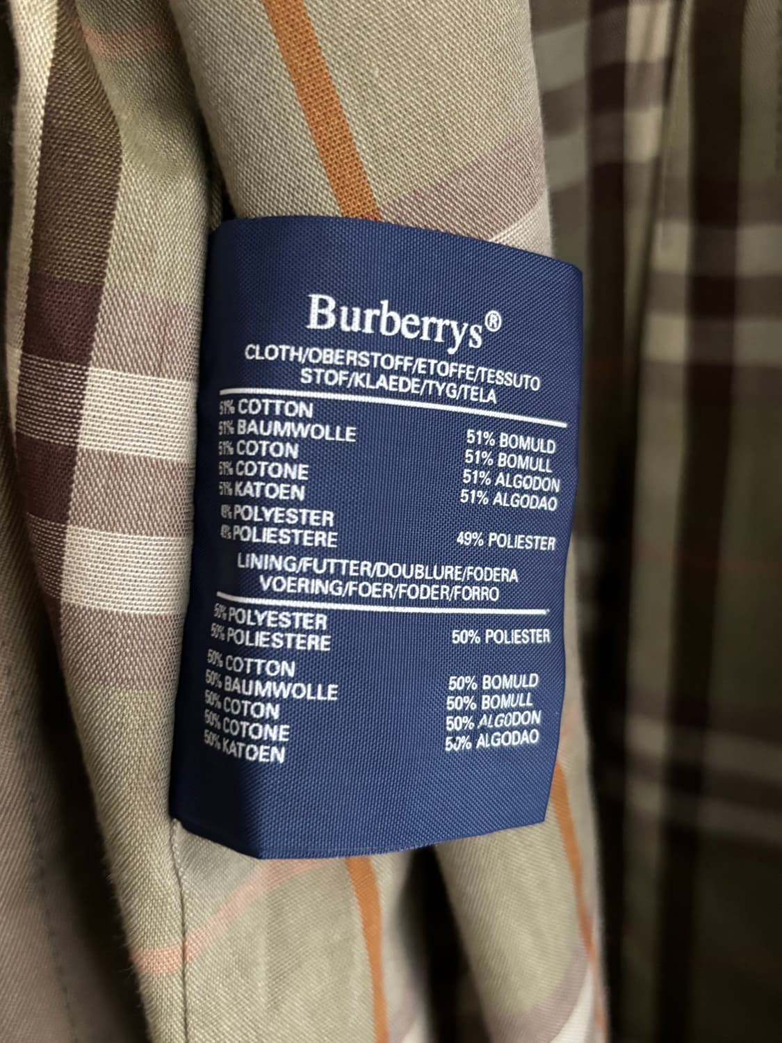 Burberry 버버리 카키베이지 카라커버 코트 상품이미지7