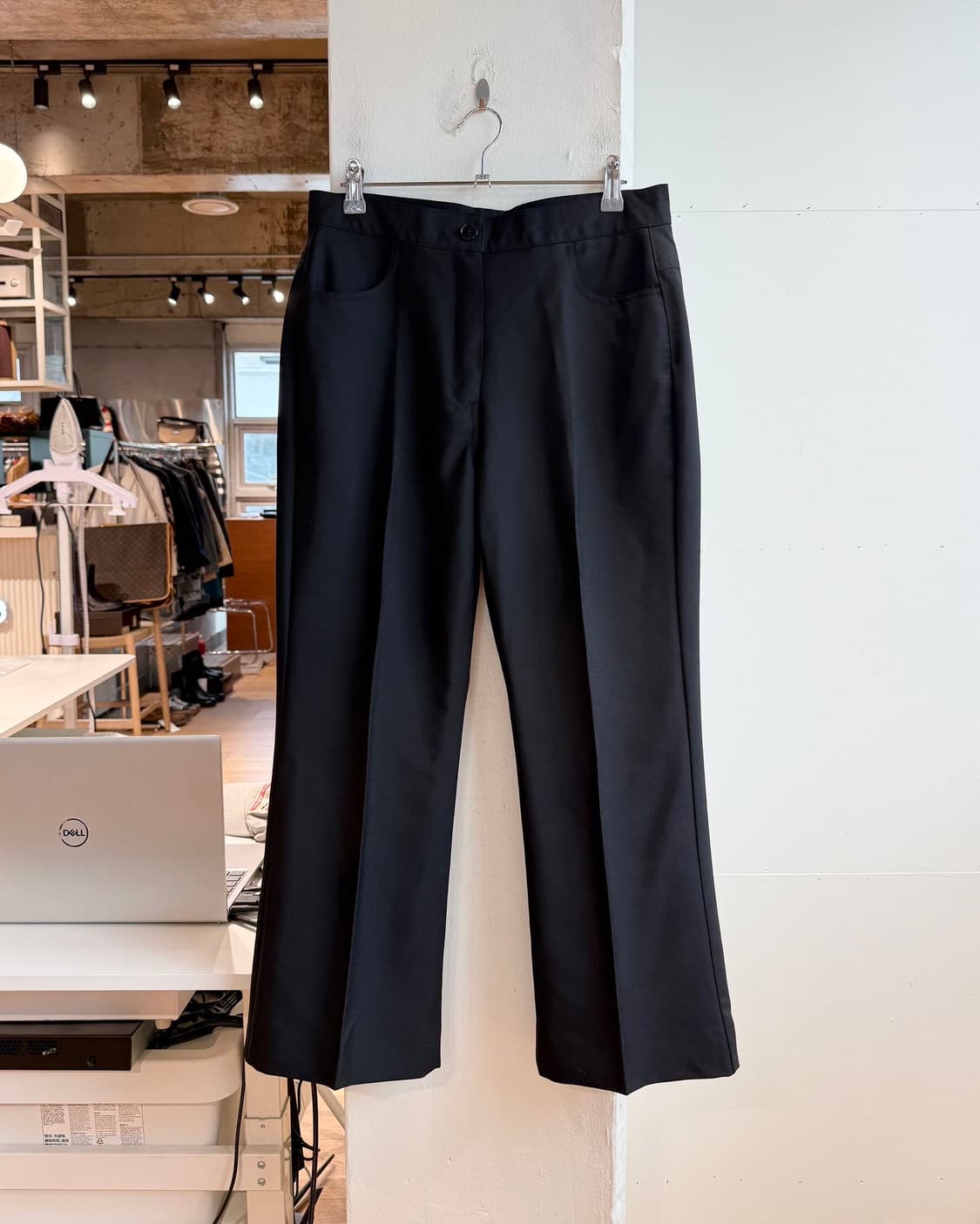 질샌더 블랙 스트레이트 슬랙스 팬츠  상품이미지2