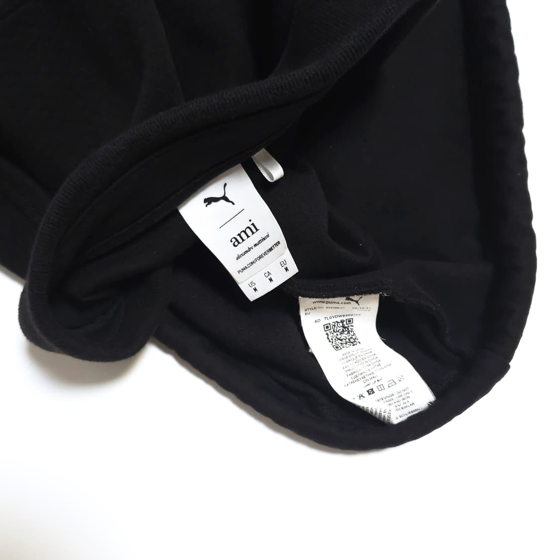 아미 Ami X 푸마 트랙탑 자켓 블랙 상품이미지6