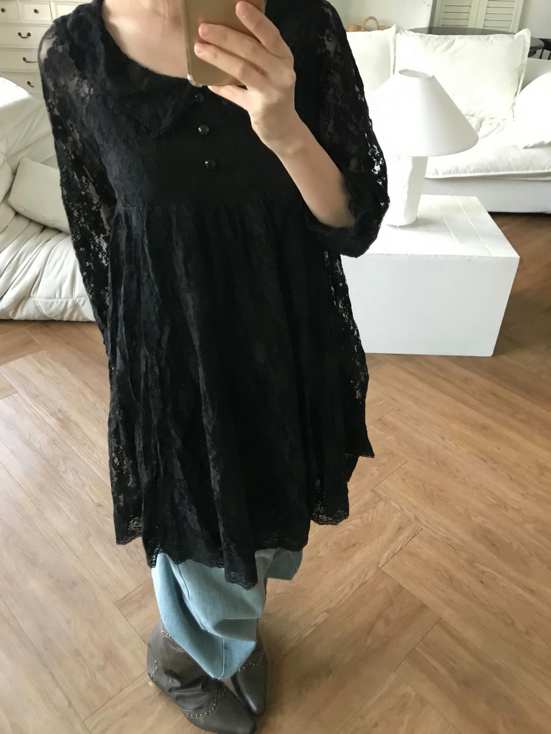 vintage lace one-piece 상품이미지4