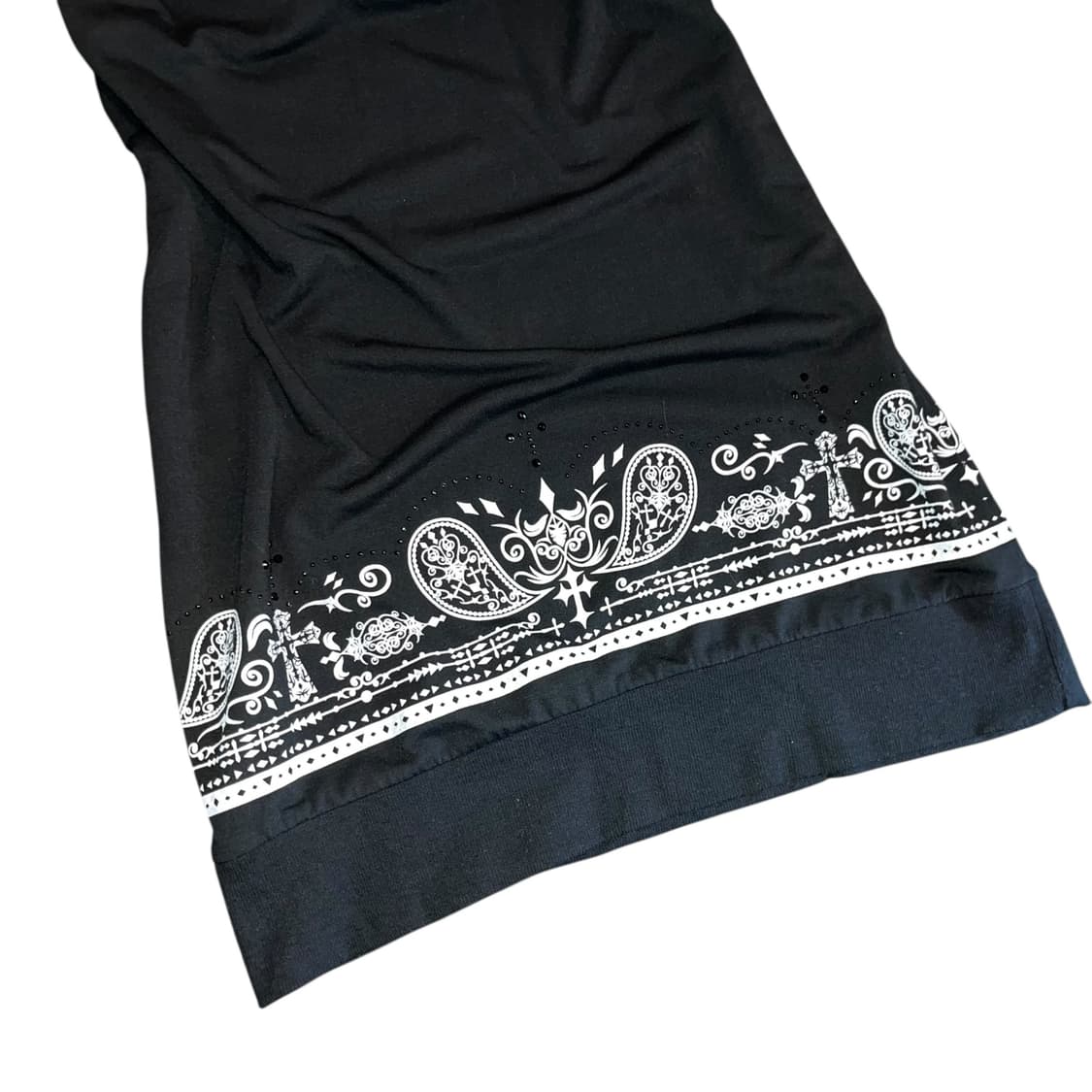 DIG DEEP 디그딥 아일렛 펑크프린팅 큐빅 반팔 원피스 펑크y2k 상품이미지5