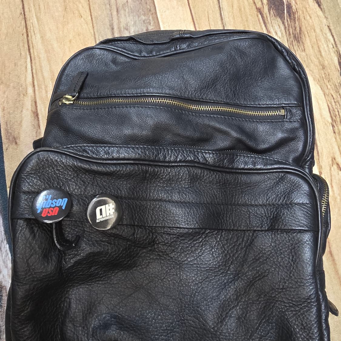 빈티지 풀그레인 카우레더 백팩 상품이미지3