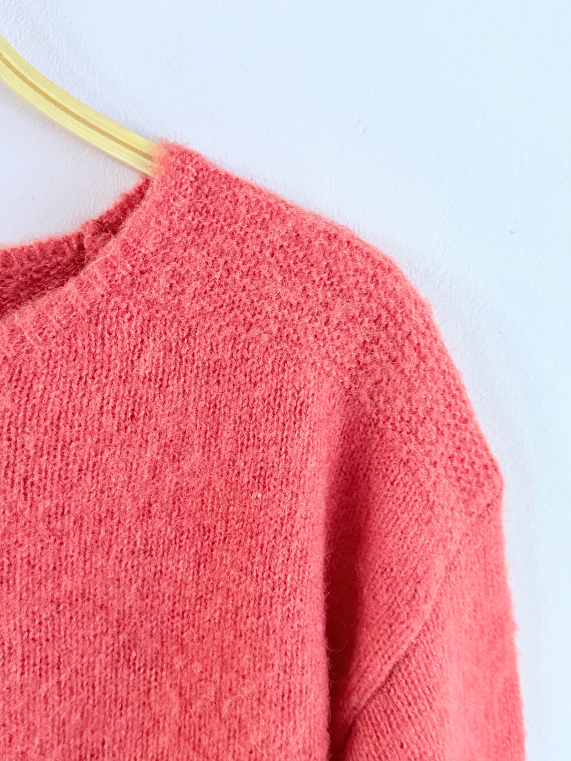 니코앤드 코랄색 울100 니트 상품이미지7