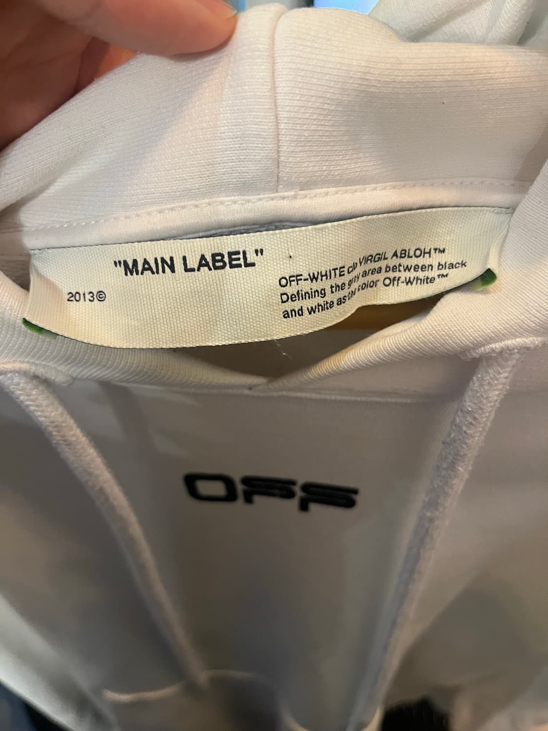 오프화이트 후드티 상품이미지4