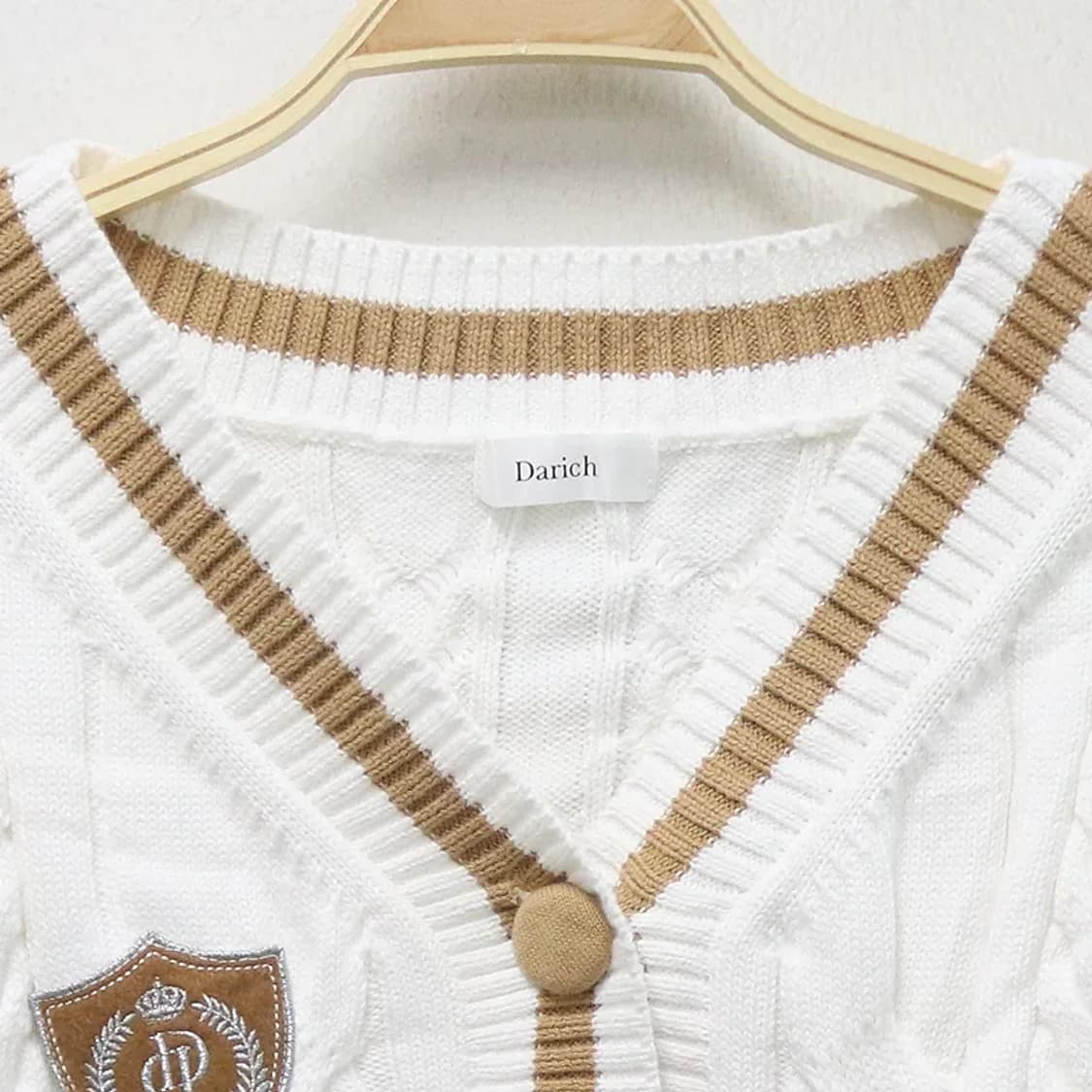 DARICH 프레피룩 크롭 가디건 61365 상품이미지3