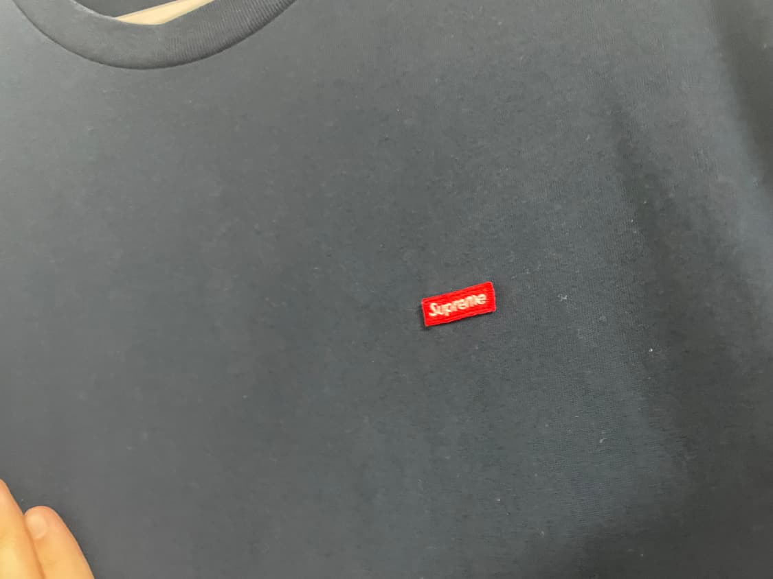 슈프림 스몰 박스 티셔츠 네이비 M 상품이미지3