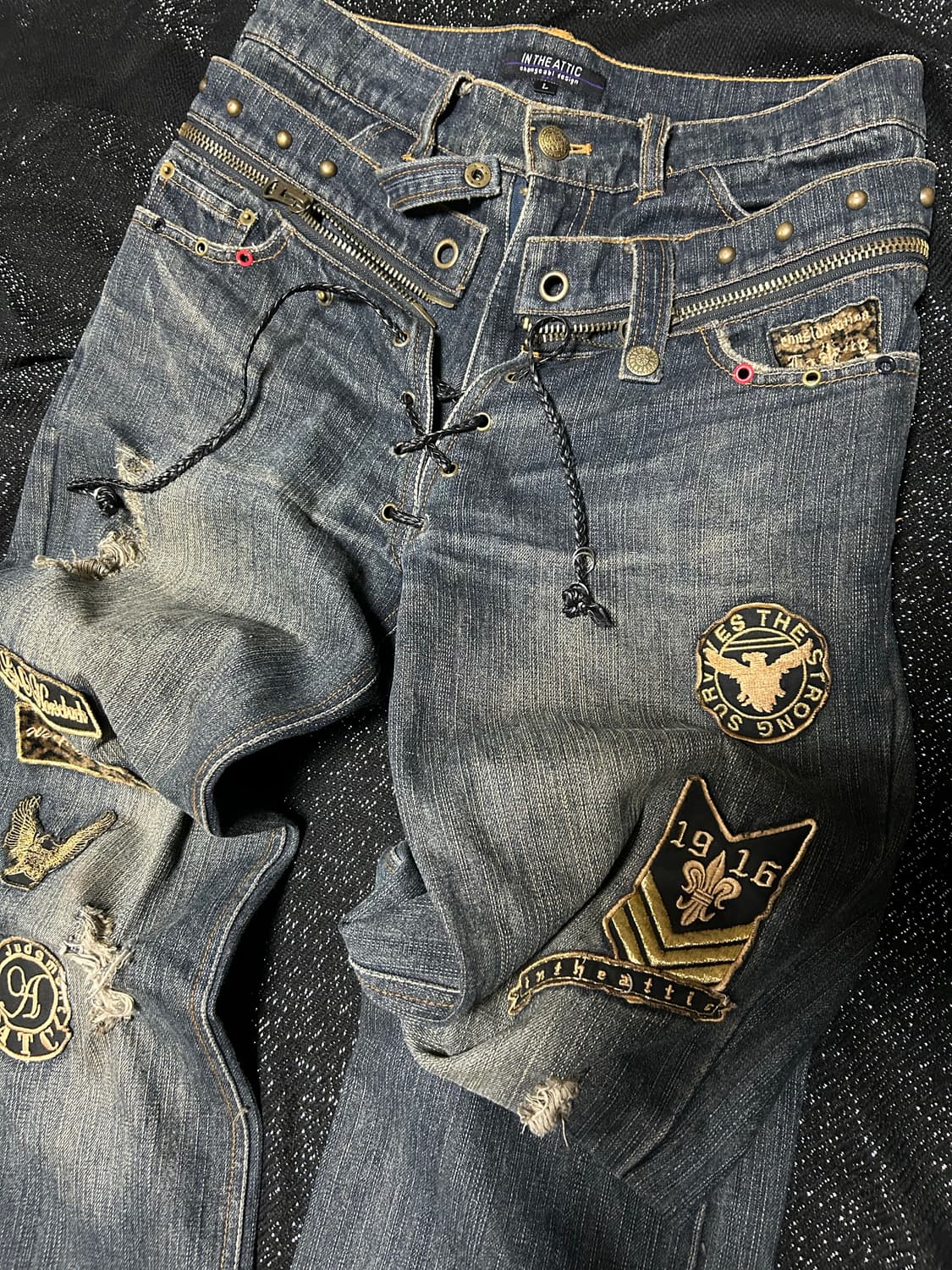 *RARE* 2000s In the attic lace-up pants 상품이미지2