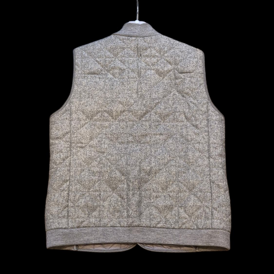 105(착샷잇음) 빈폴 그레이 퀼팅패턴 울조끼 상품이미지2