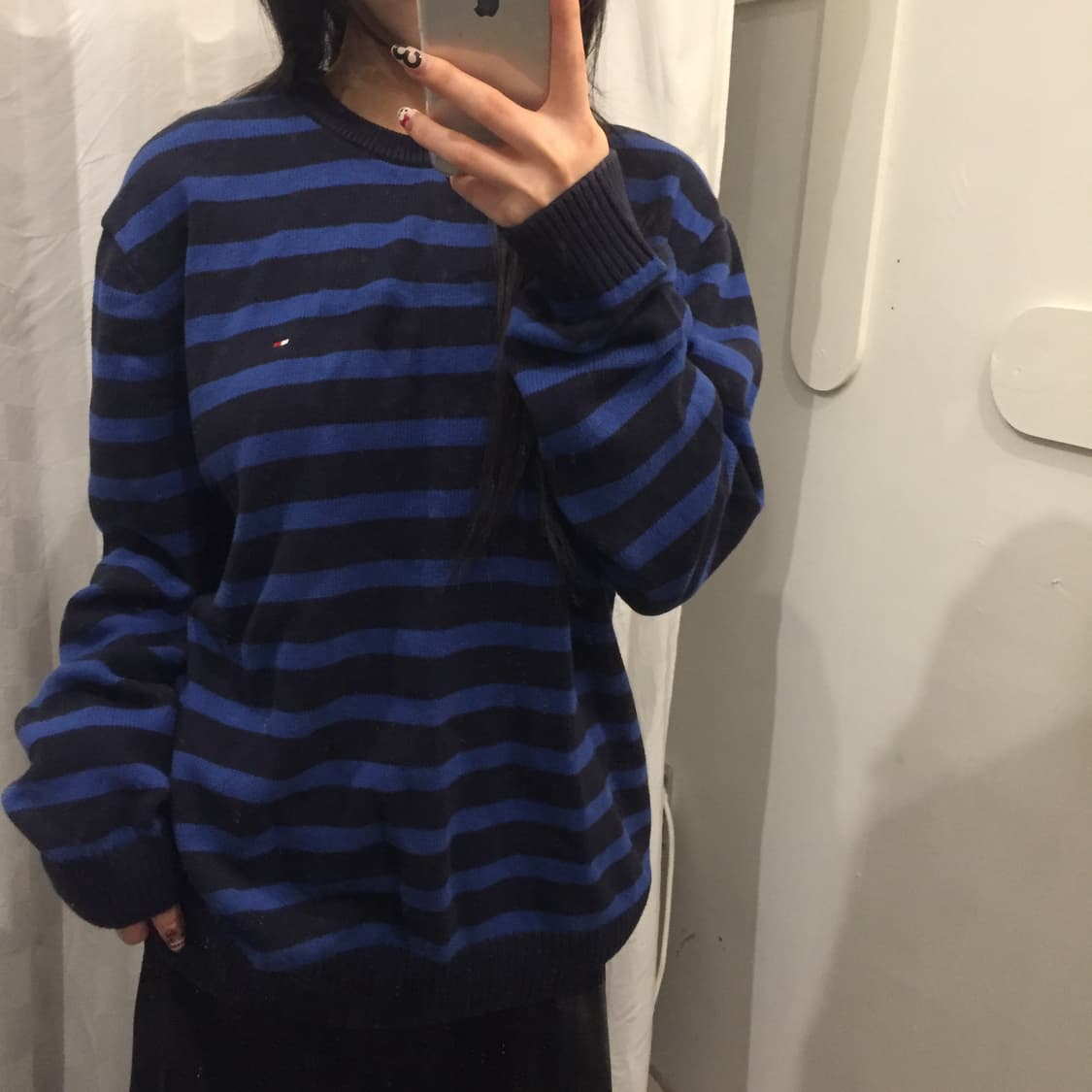 Tommy Hilfiger 타미힐피거 모리걸 괴짜 스트라이프 니트 상품이미지2