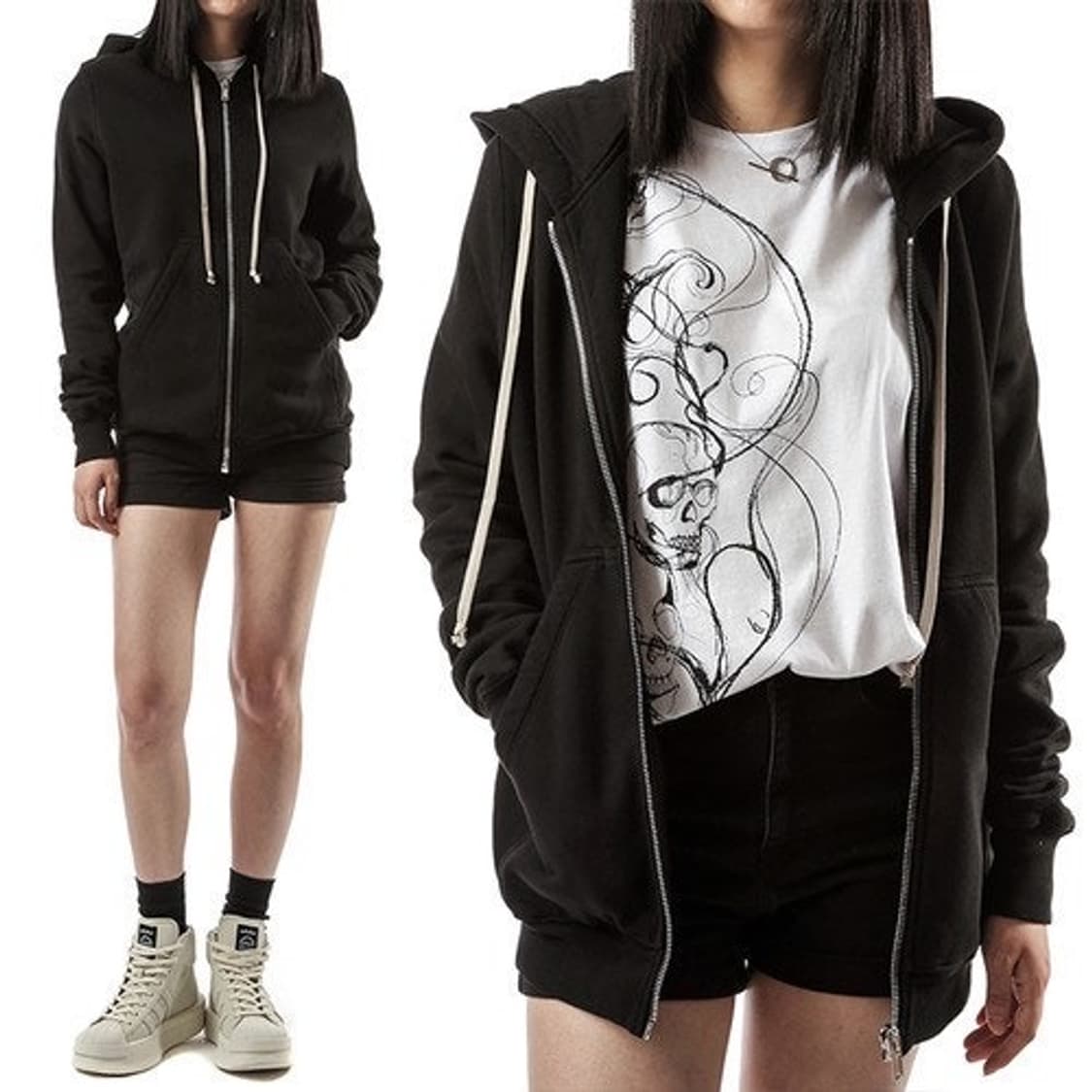 릭오웬스 다크쉐도우 후드집업 상품이미지1