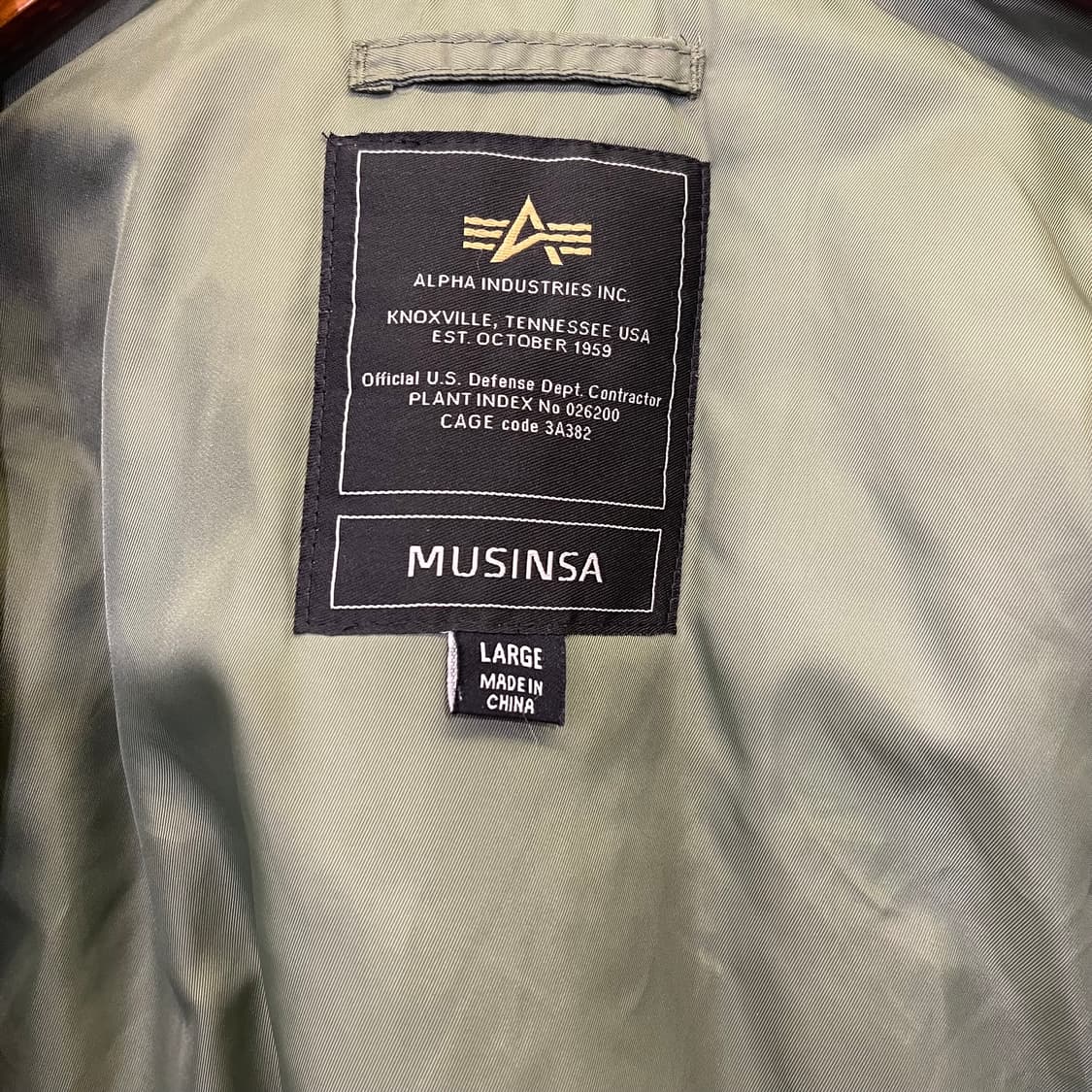 알파 인더스트리 무신사 콜라보 MA- 상품이미지8