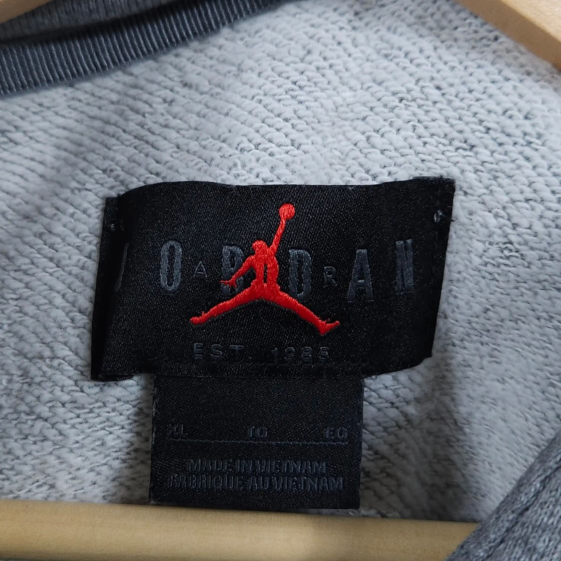 110)NIKE 조던 에센셜 카본헤더 후드티 상품이미지6
