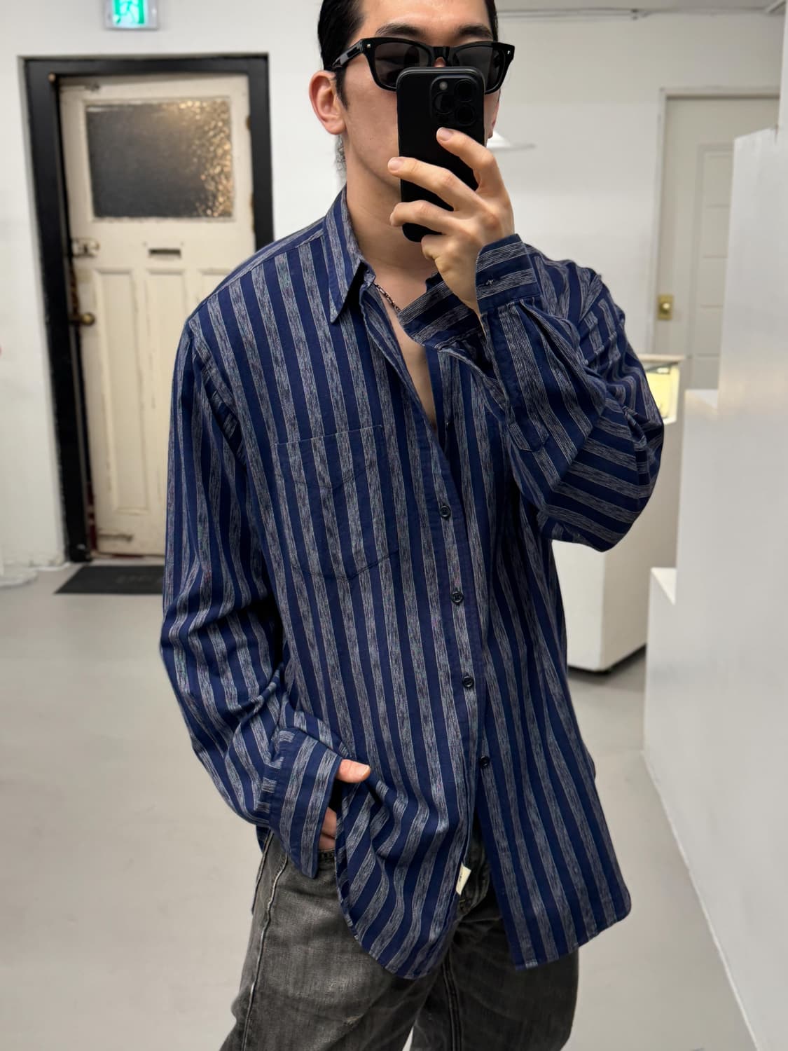 RRL 스트라이프 셔츠 상품이미지7