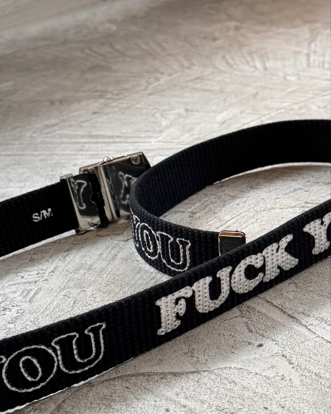 슈프림x히스테릭글래머 fuck you 벨트 상품이미지5