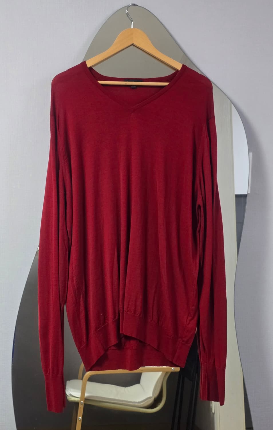 존 스메들리 뉴질랜드 메리노 브이넥 니트 XXL 상품이미지2