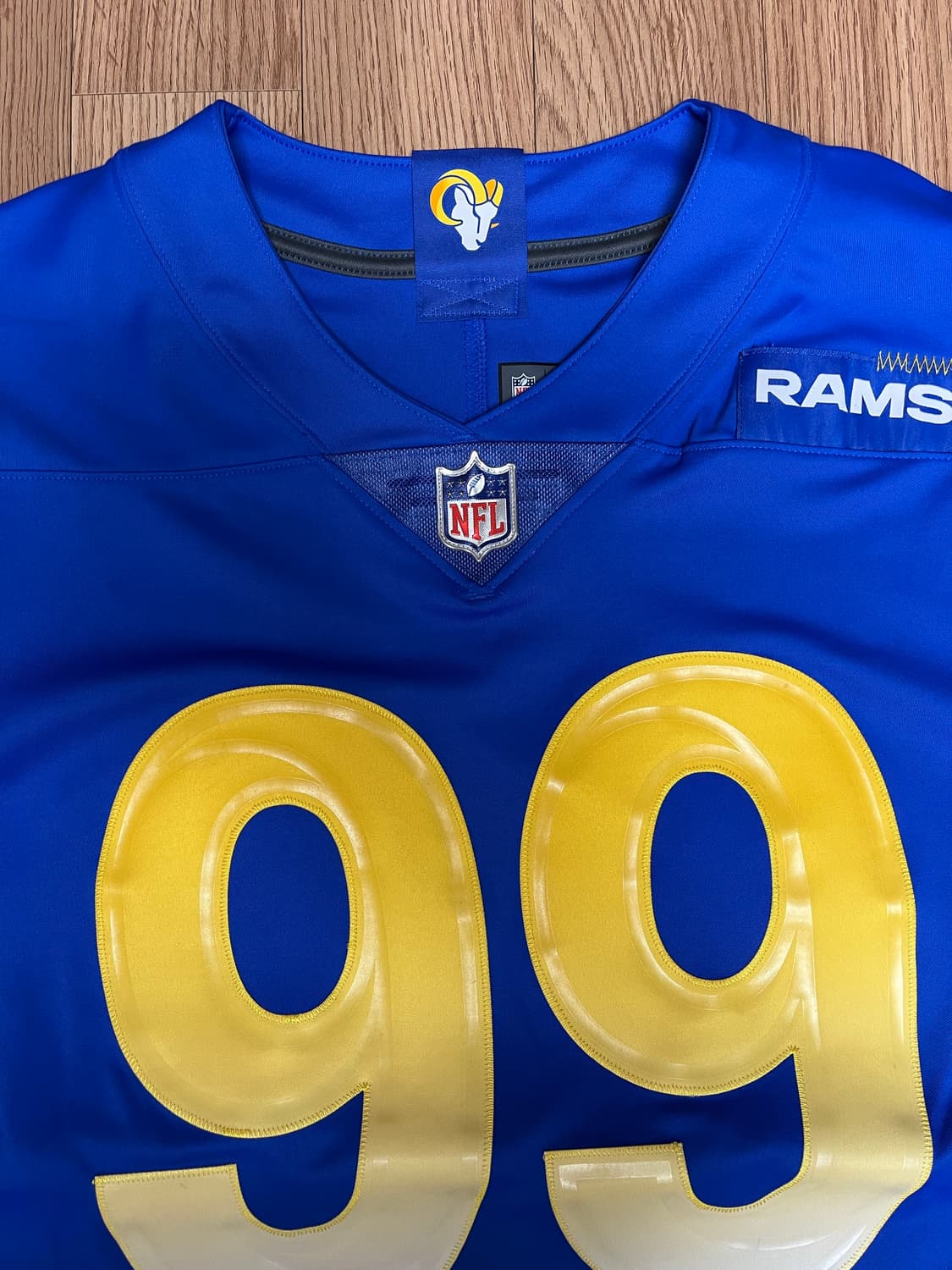 나이키 NFL 로스앤젤레스 램스 아론 도널드  베이퍼 리미티드 저지 XL 상품이미지3