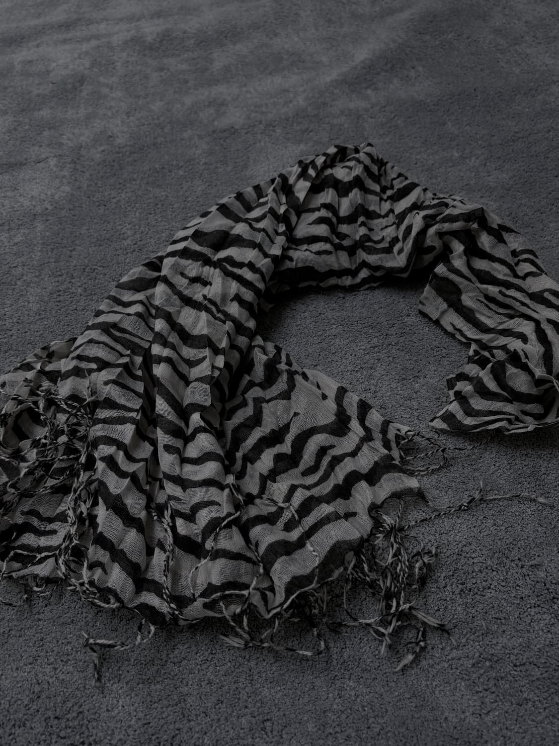 Vintage V-kei,punk leopard muffler 상품이미지1