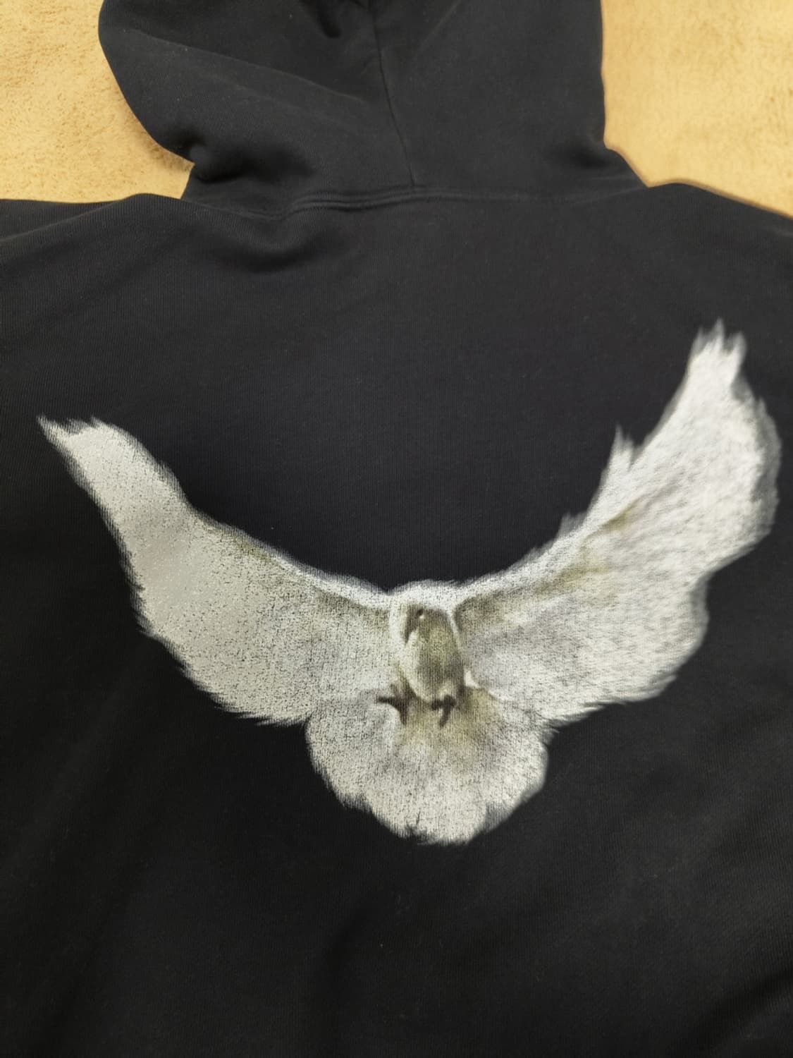 YZY x GAP 도브 후드 블랙 L 상품이미지4