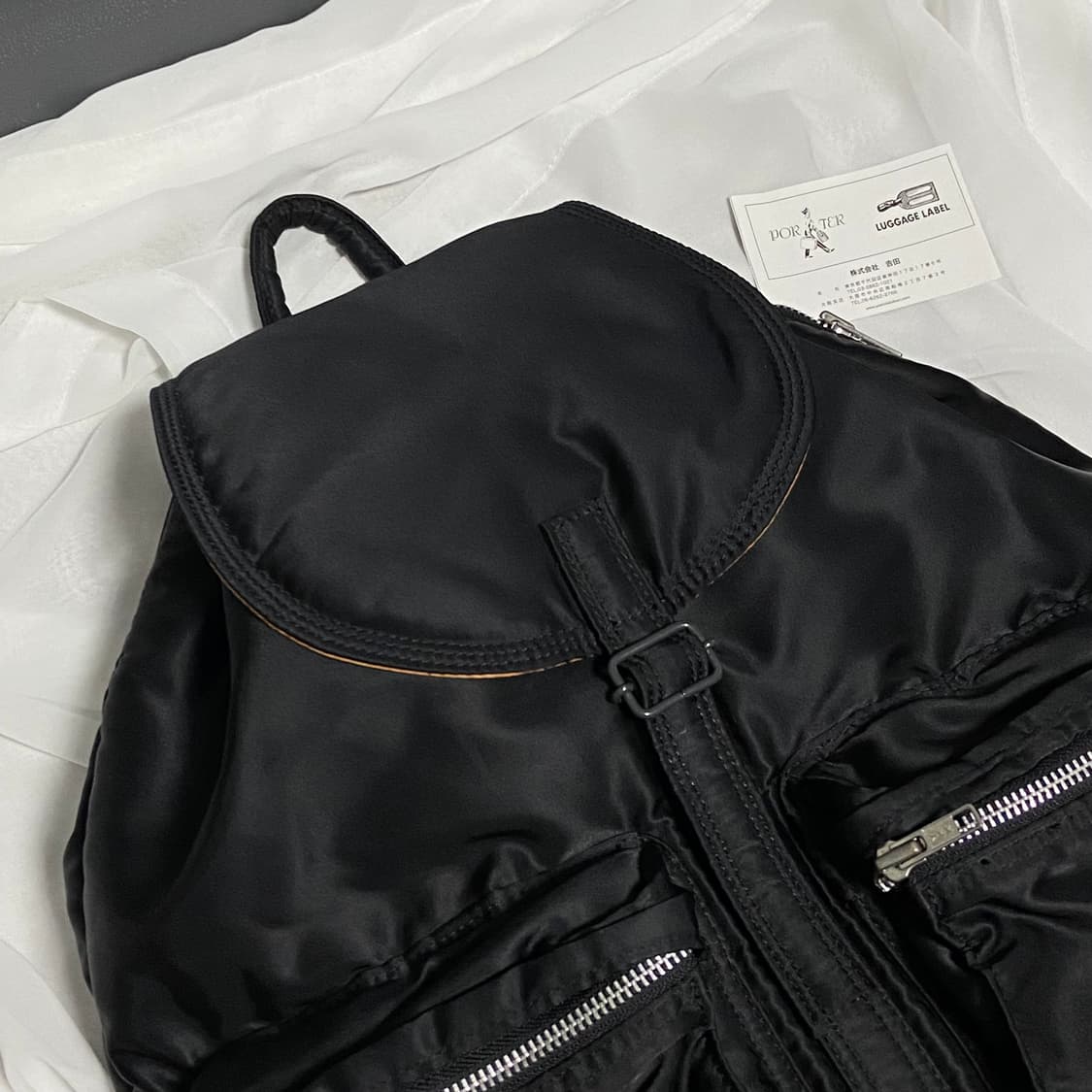 PORTER 포터 탱커 백팩 럭색 지퍼형 상품이미지3