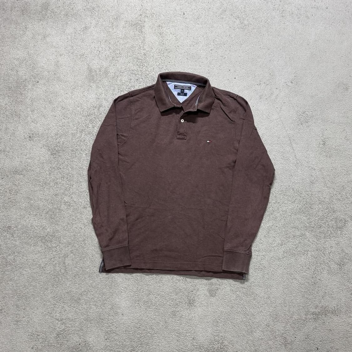 타미힐피거 긴팔 카라티 브라운 M 상품이미지1