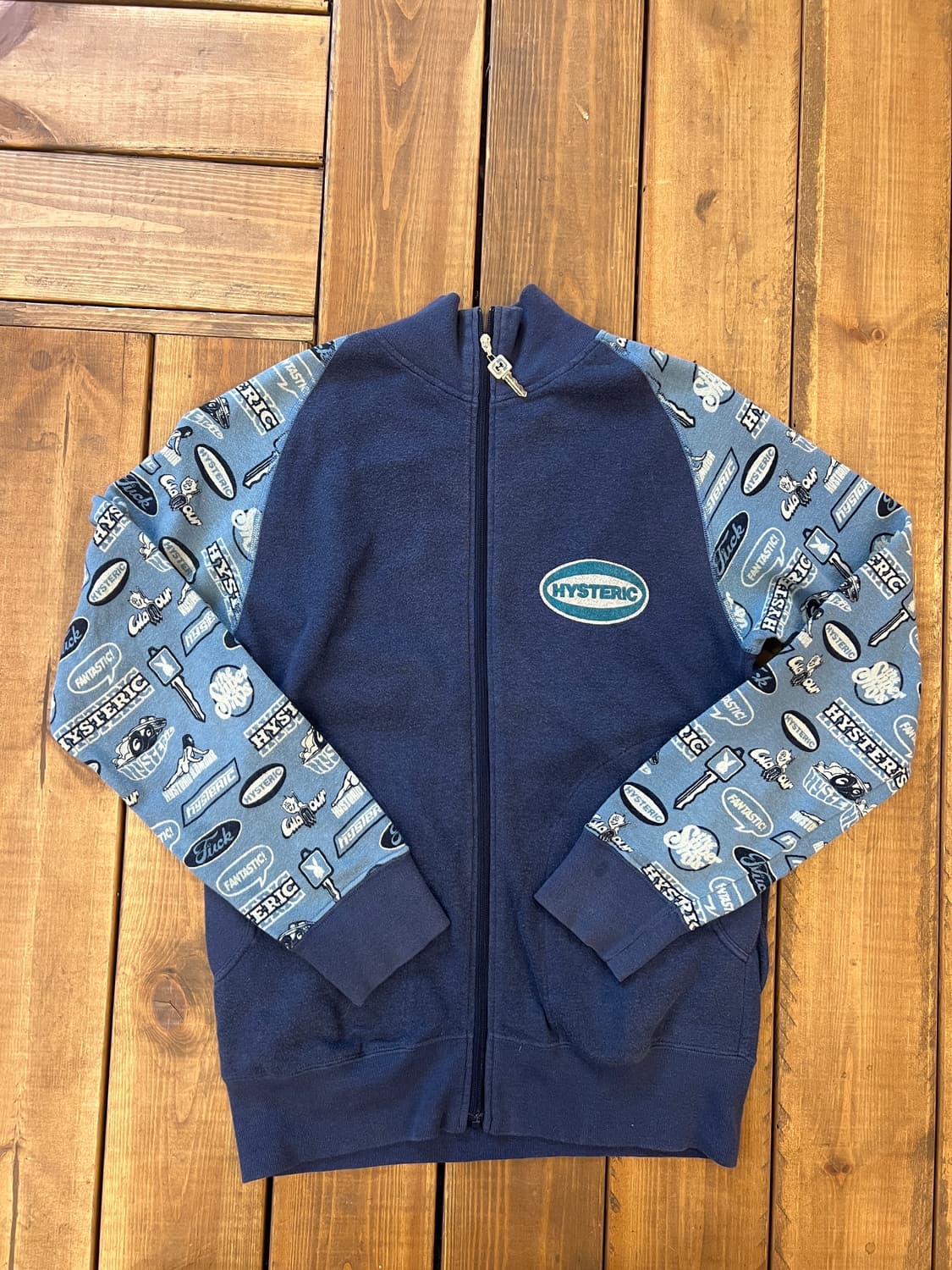 히스테릭글래머 블루 로고 패치 집업 상품이미지7