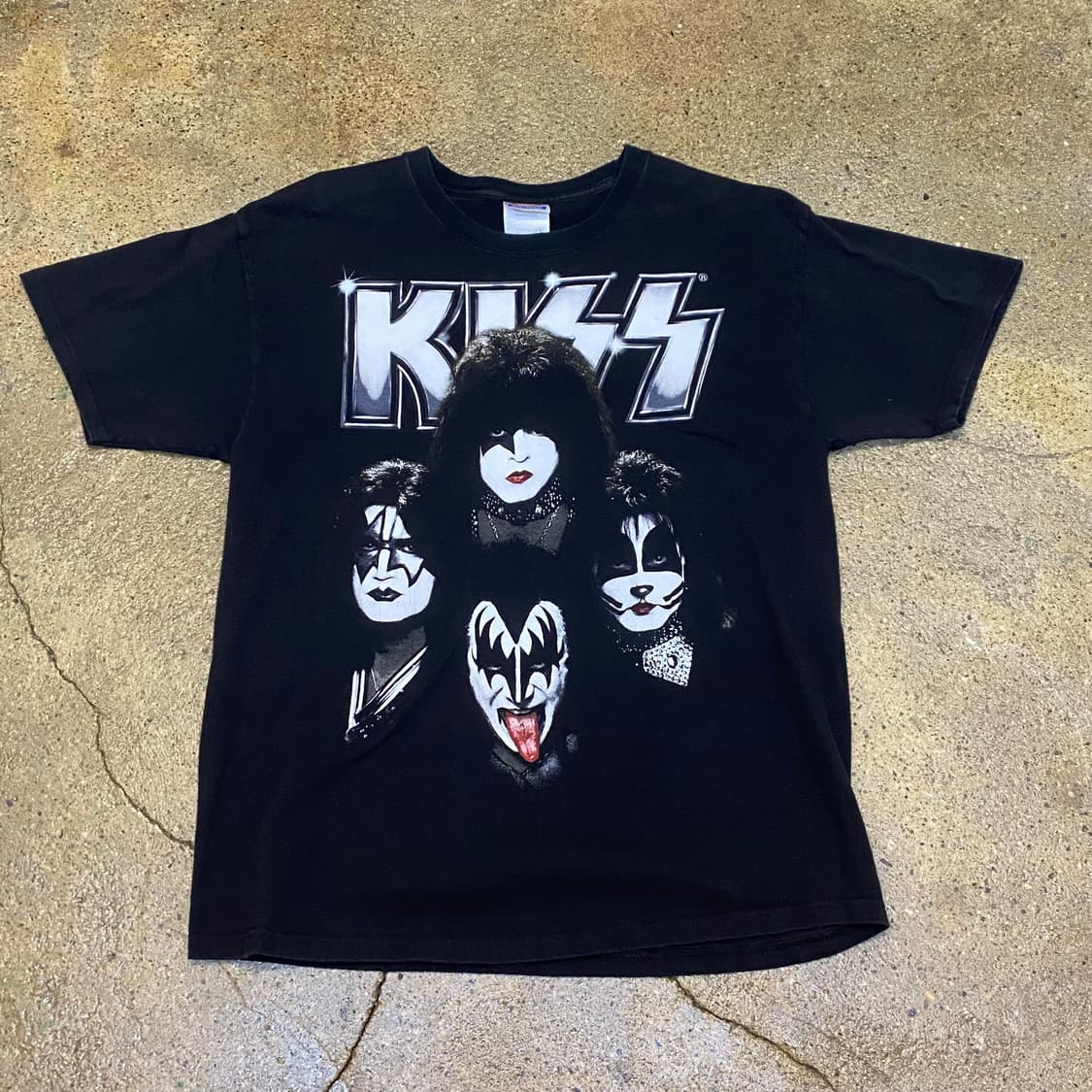 미국 빈티지 KISS 밴드티 반팔티 락티셔츠 락티 상품이미지1