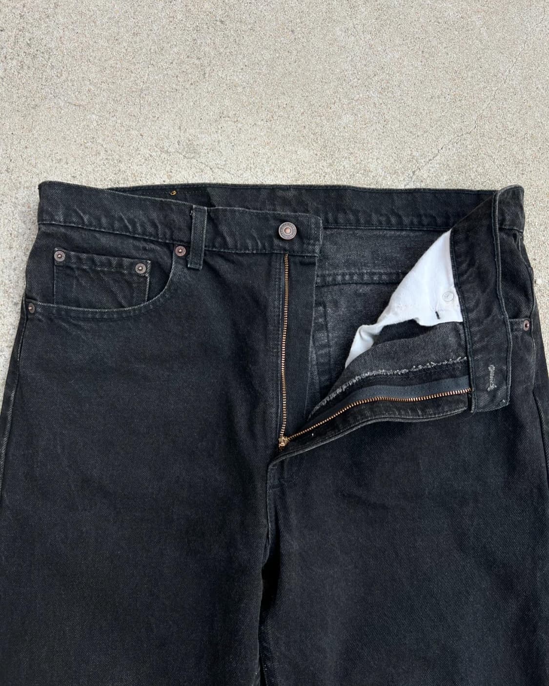 (36)90s 리바이스 505 블랙진 /384 상품이미지6