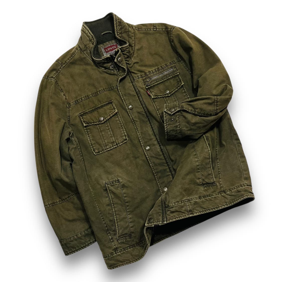리바이스 데저트 카키 트러커 빈티지 필드자켓 상품이미지1