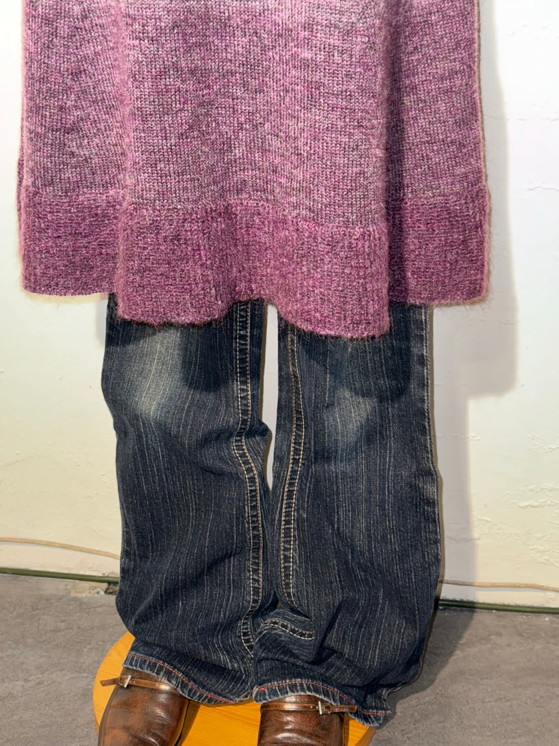 부츠컷 데님 팬츠 상품이미지2