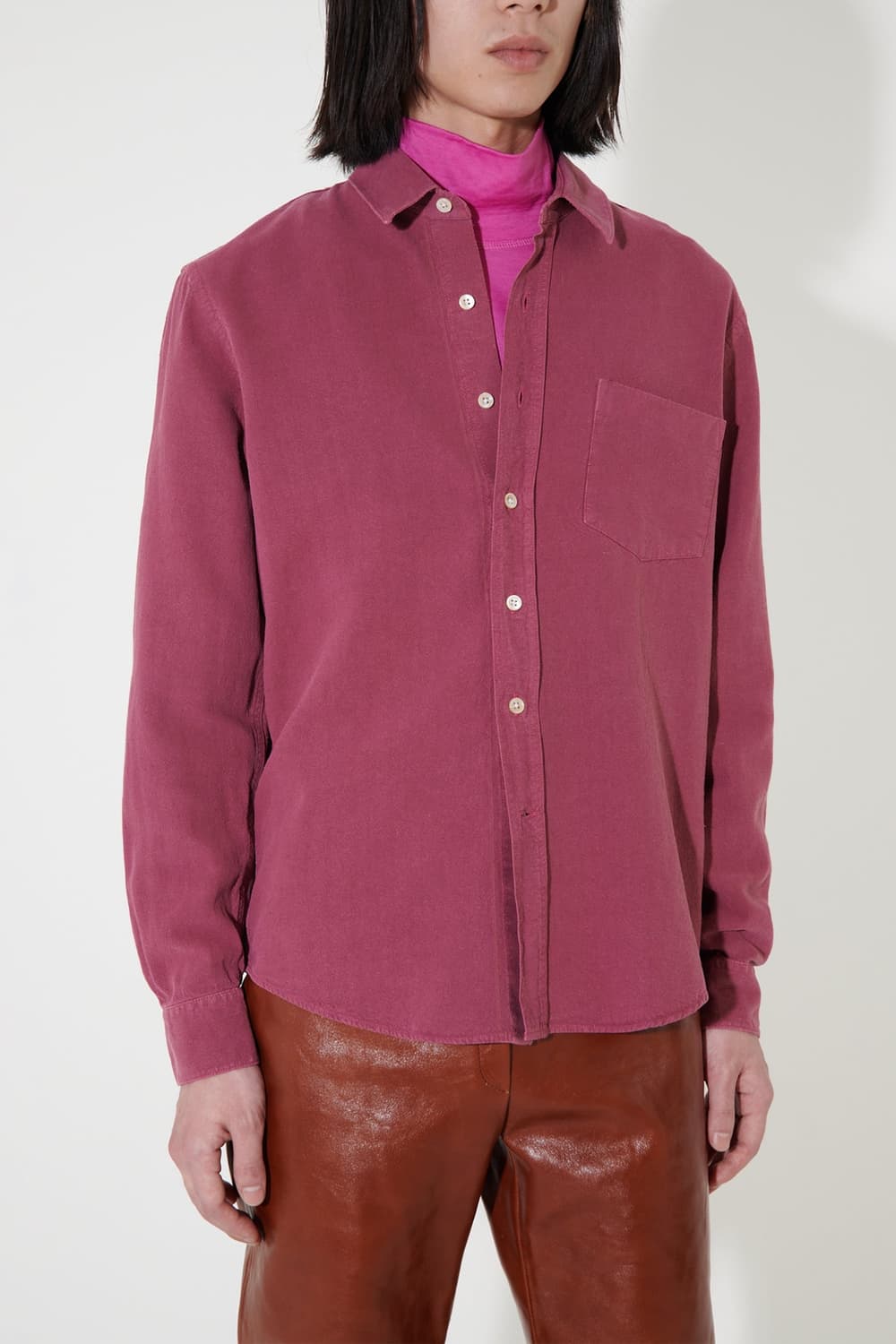 (정품/새상품) 아워레가시 남성 HAWTHORN 실크 클래식 셔츠 상품이미지6