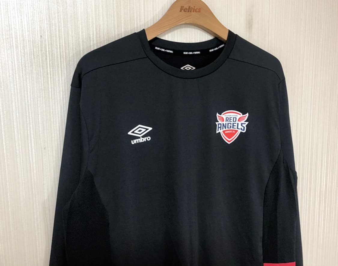 WK리그 엄브로 인천 현대제철 레드엔젤스 선수실착 트레이닝셔츠(105) 상품이미지5